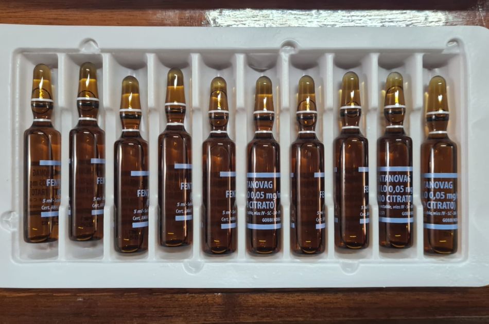 Fentanilo secuestrado en Misiones / Fuente: argentina.gob.ar